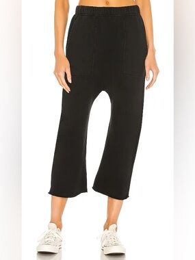 Nili Logan sf drop crotch black sweatpant